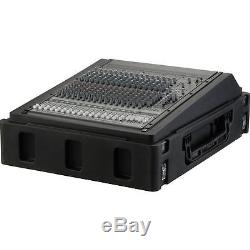 SKB 1SKB19-R1400 Roto-Molded 14U Slanted Mixer Case+1SKB-RE-TF1 Rack Ears