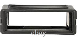 SKB 3U Shallow Roto Rack with Steel Rails (Front/Back), 10.5 Deep (Rail-to-Rail)