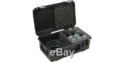 SKB 3i-2011-MC12 Injection Molded Hard Case withFoam for (12) Microphones+Storage