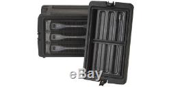 SKB MOLDED 6U RACK MOUNT CASE with WHEELS for MIXERS, EQ, EFFECTS, POWER AMPS DJ