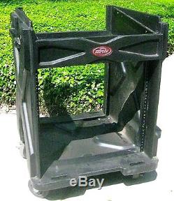 SKB ROTO GiG RIG AMPLIFIER RACK AND MIXER CASE ON CASTERS@10 SPACES TOP + BOTTOM