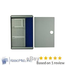 Small Orthopedic Screw Rack, Case With Cover for 1.5mm 2.0mm 2.7mm Screws