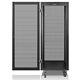 Sound Town 30U Steel Server Rack, with Mesh Doors, Locking Casters (STRK-M30UWD)