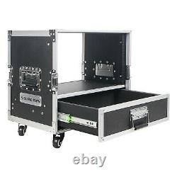 Sound Town 6U Rack Case 2U Drawer for 19 Amps/Mixers/Mic Receivers STRC-6U2DR