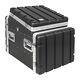 Sound Town 8U ABS Rack Case with Slant Mixer Top, 21 Depth, 10U Top (STMR-A10X8U)