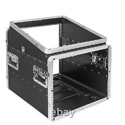 Sound Town 8U ABS Rack Case with Slant Mixer Top, 21 Depth, 10U Top (STMR-A10X8U)