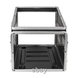 Sound Town 8U ABS Rack Case with Slant Mixer Top, 21 Depth, 10U Top (STMR-A10X8U)