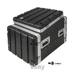 Sound Town 8U ABS Rack Case with Slant Mixer Top, 21 Depth, 10U Top (STMR-A10X8U)