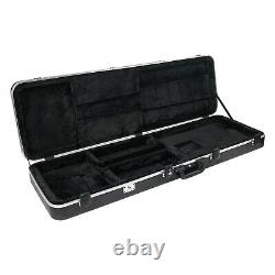 Sound Town ABS Road Case Electric Bass Guitar with TSA Locking Latch STBC-500