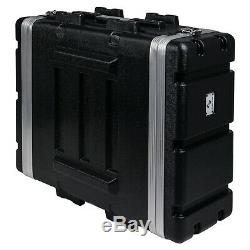 Sound Town Lightweight 4U PA DJ Rack/Road Case with ABS, 19 Depth (STRC-A4U)