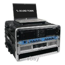 Sound Town Lightweight 6U PA DJ Rack/Road Case ABS, 19 Depth (STRC-A6UT)