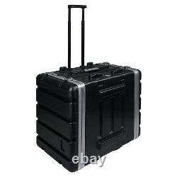 Sound Town Lightweight 8U PA DJ Case with 7U Rack ABS, 19 Depth (STRC-A8UT)