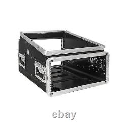 Sound Town Lightweight and Compact 4U ATA ABS Rack Case, with Slant Mixer Top