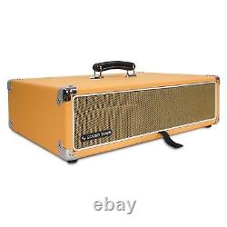 Sound Town Vintage 2U Amp Rack Case, 12.5 Depth with Rubber, Orange (STVRC-2OR)