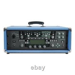 Sound Town Vintage 3U Amp Rack Case, 12.5 Depth, Beau Blue (STVRC-3BL)
