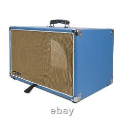 Sound Town Vintage 6U Amp Rack Case, 12.5 Depth, Beau Blue (STVRC-6BL)