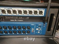 Soundcraft UI24r Digital Mixer rack mount 4u Mixing desk with case