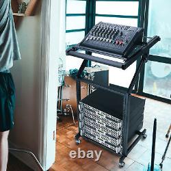 Studio Rack Mount Stand Recording Mixer Equipment Party Show Gear Case Network