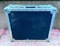 Unbranded ATA Wood Mixer / Audio Case Black 22 x 19 x 5 Foam Padded Inside