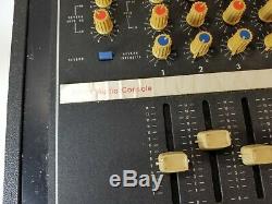 Used Shure SR101 Series 8 Channel Vintage Audio Mixer Rack W Case Reverb