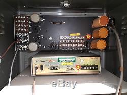 Vintage Industrial Dukane Rack Mount Cabinet w Amp/Tuner/Phono/Preamp/Mixer